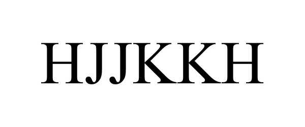 Trademark Logo HJJKKH