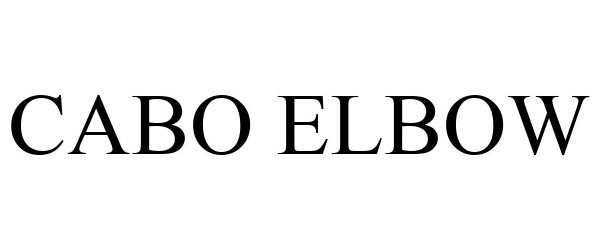 Trademark Logo CABO ELBOW