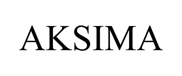 Trademark Logo AKSIMA