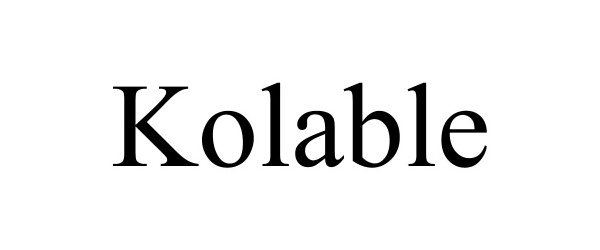 Trademark Logo KOLABLE