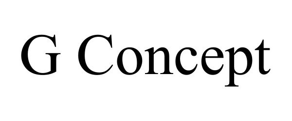 Trademark Logo G CONCEPT