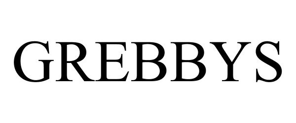 Trademark Logo GREBBYS