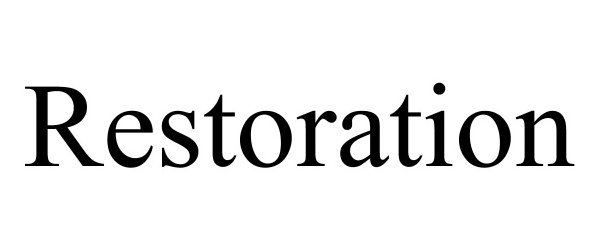 Trademark Logo RESTORATION
