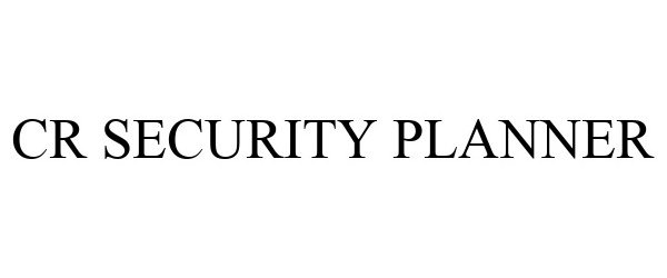  CR SECURITY PLANNER