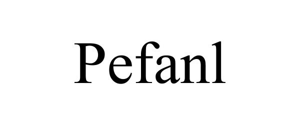 Trademark Logo PEFANL