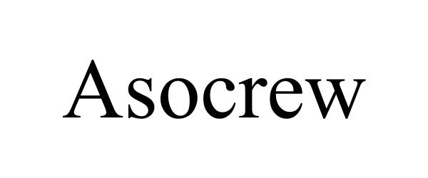 Trademark Logo ASOCREW