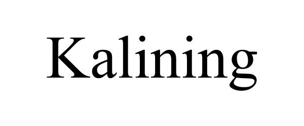 Trademark Logo KALINING