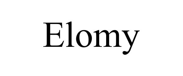 Trademark Logo ELOMY