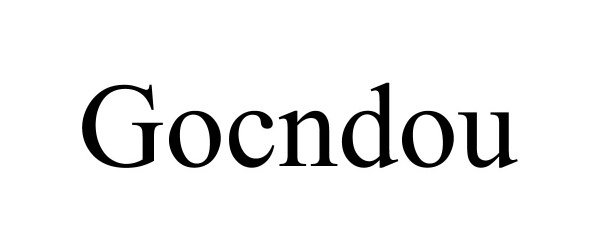 Trademark Logo GOCNDOU