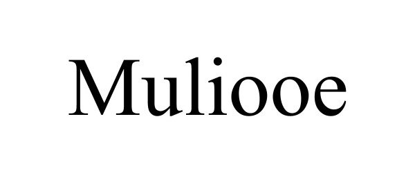 Trademark Logo MULIOOE