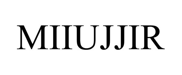  MIIUJJIR