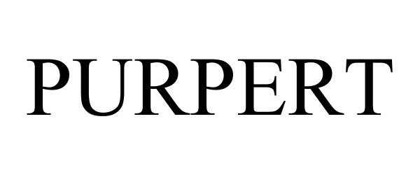 Trademark Logo PURPERT