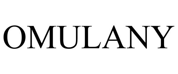 Trademark Logo OMULANY