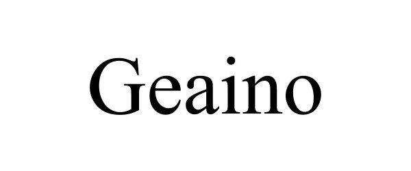 Trademark Logo GEAINO