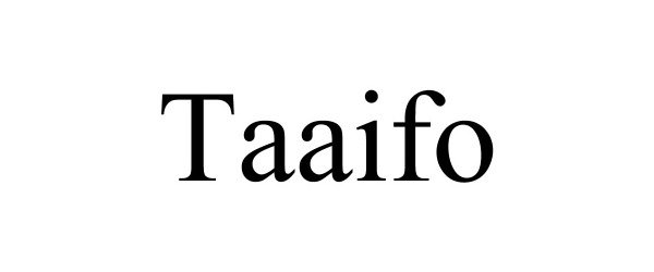  TAAIFO