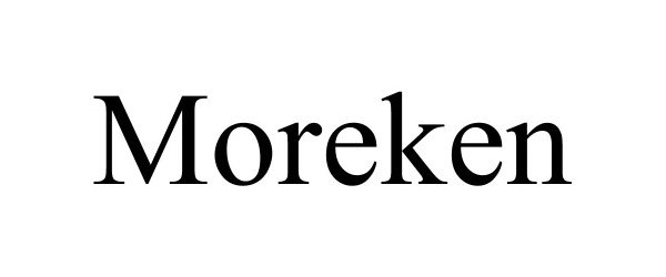 Trademark Logo MOREKEN