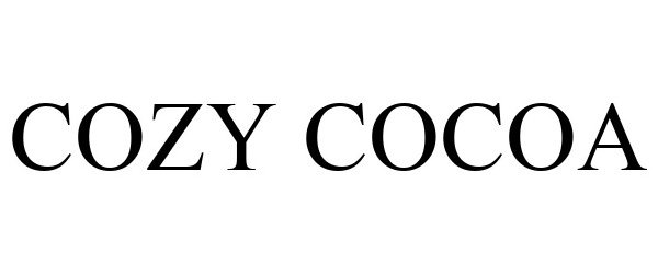  COZY COCOA