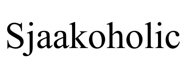 Trademark Logo SJAAKOHOLIC