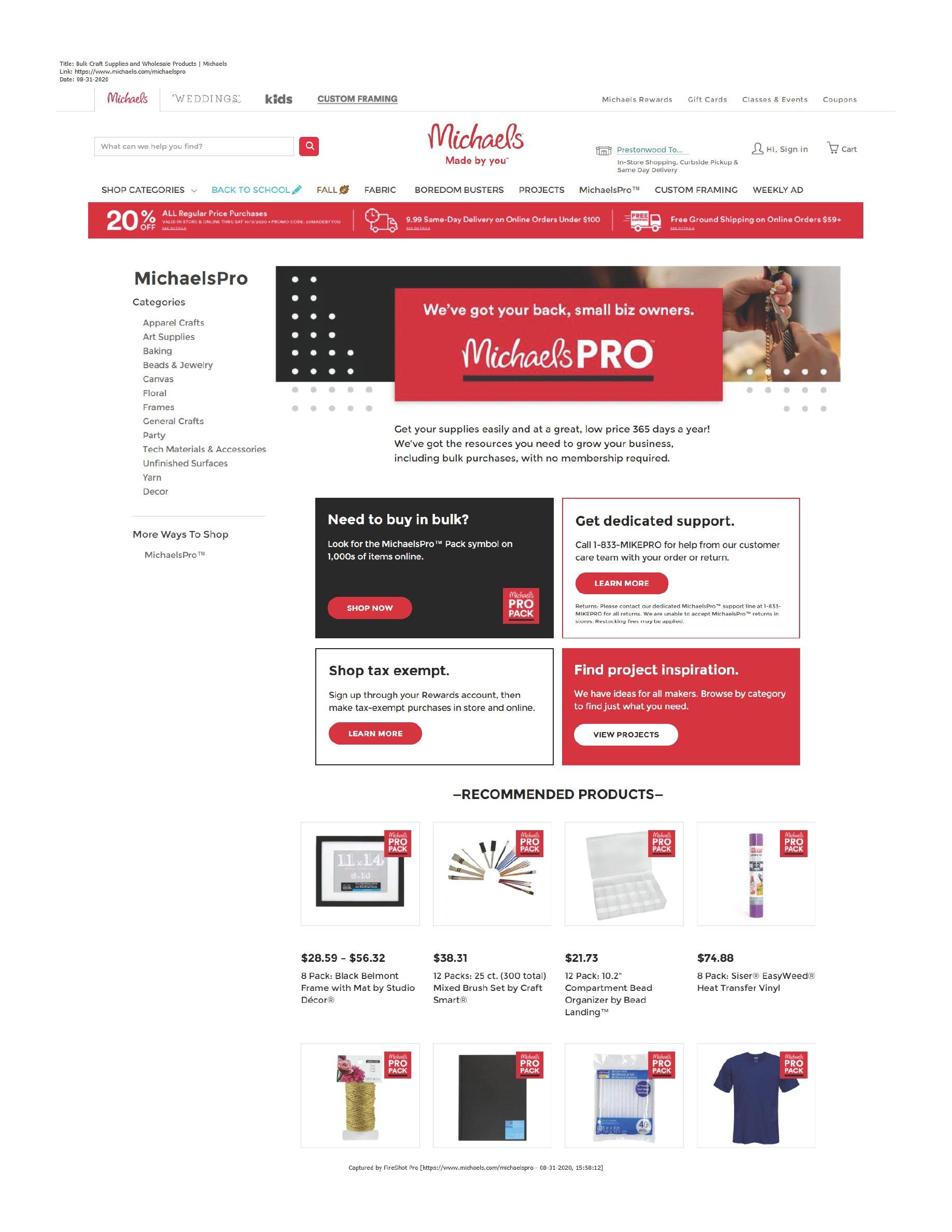SIMPLY TIDY - Michaels Stores Procurement Company, Inc. Trademark  Registration