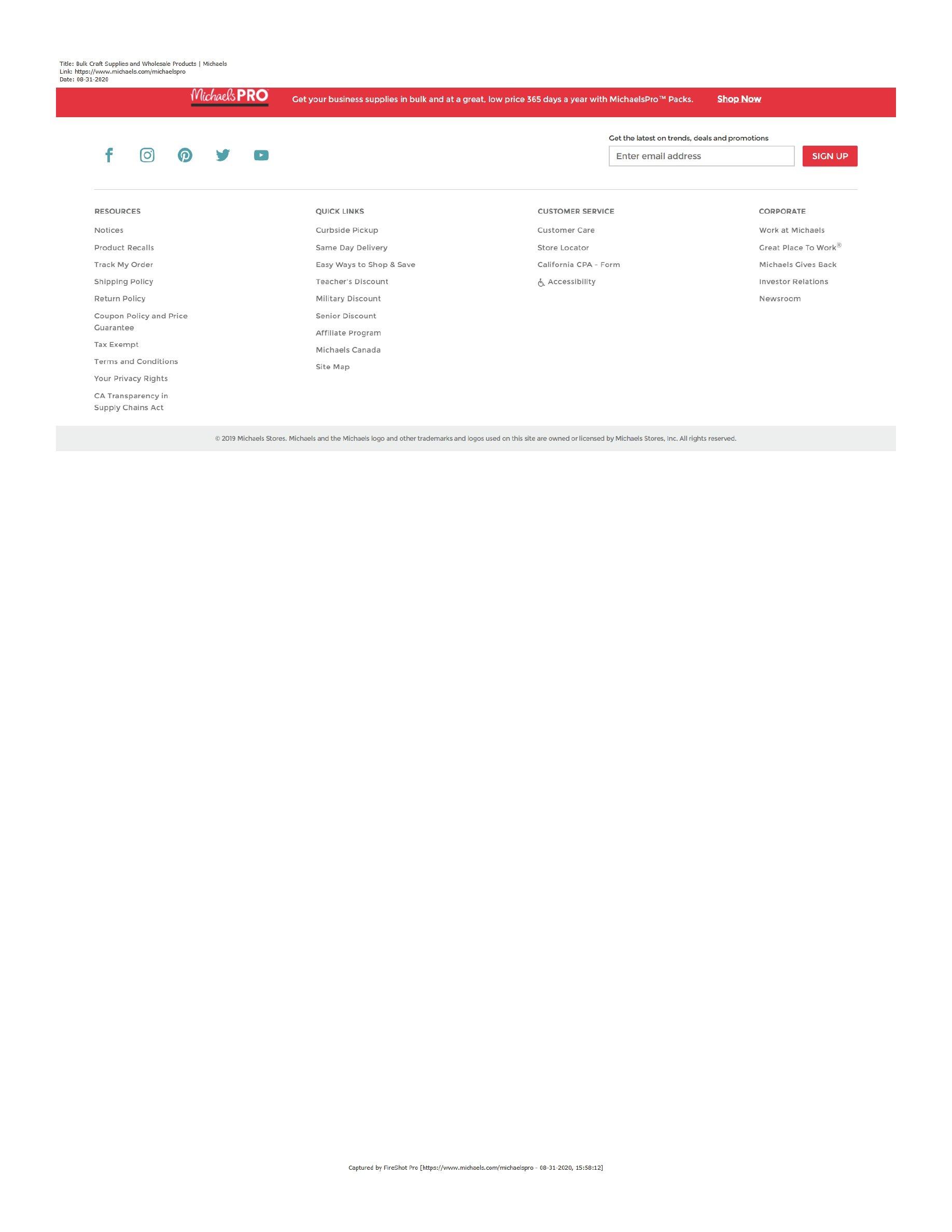 SIMPLY TIDY - Michaels Stores Procurement Company, Inc. Trademark  Registration