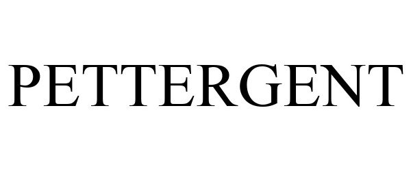 Trademark Logo PETTERGENT