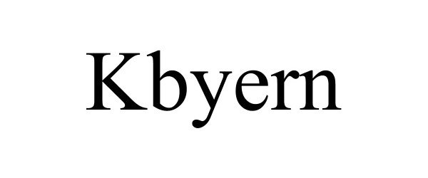 Trademark Logo KBYERN