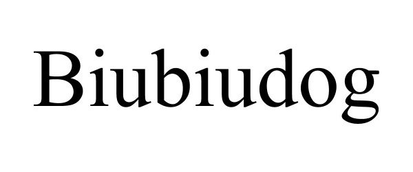 Trademark Logo BIUBIUDOG