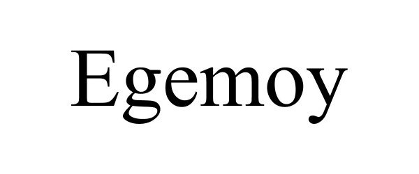 Trademark Logo EGEMOY