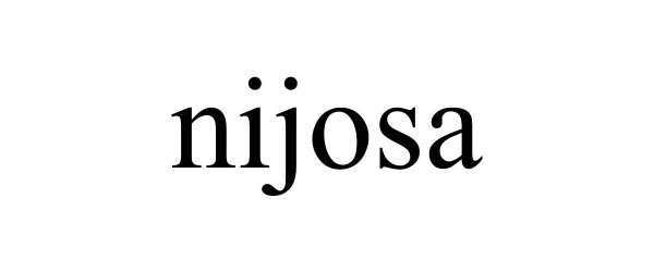 Trademark Logo NIJOSA