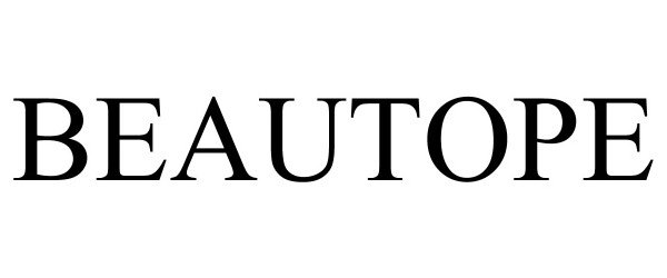 Trademark Logo BEAUTOPE