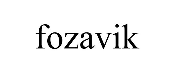 Trademark Logo FOZAVIK