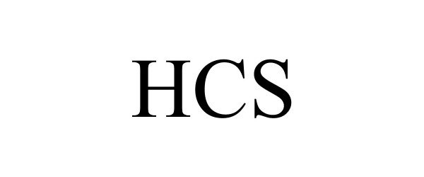 Trademark Logo HCS