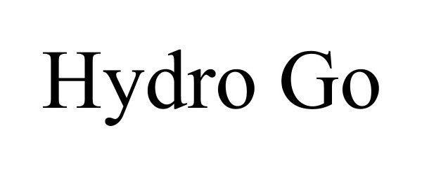 Trademark Logo HYDRO GO