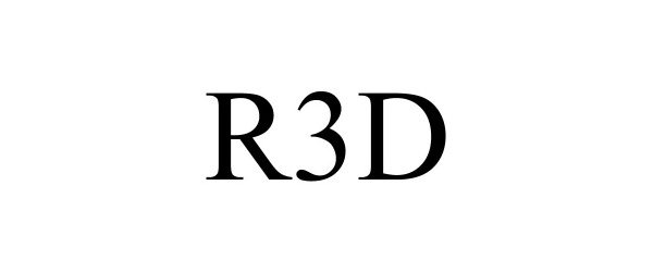 Trademark Logo R3D
