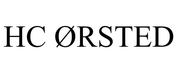 Trademark Logo HC ØRSTED