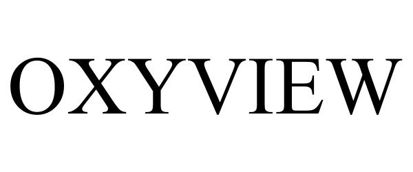 Trademark Logo OXYVIEW