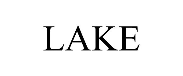 Trademark Logo LAKE