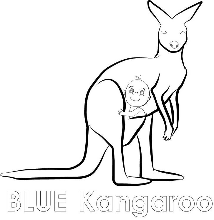 BLUE KANGAROO
