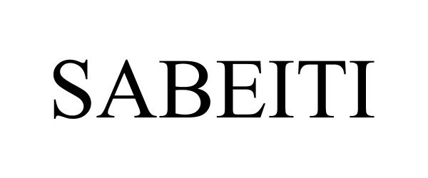 Trademark Logo SABEITI