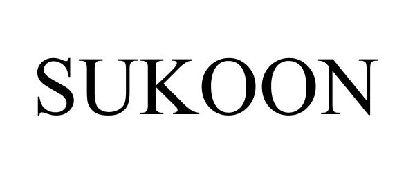 Trademark Logo SUKOON
