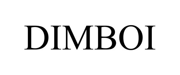 Trademark Logo DIMBOI