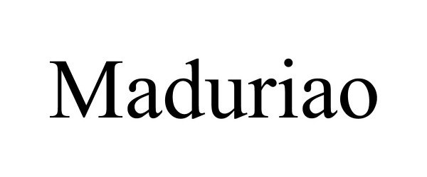 Trademark Logo MADURIAO