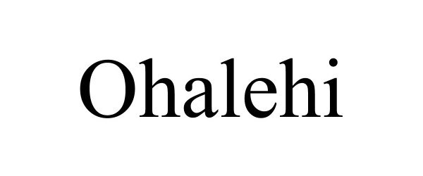Trademark Logo OHALEHI