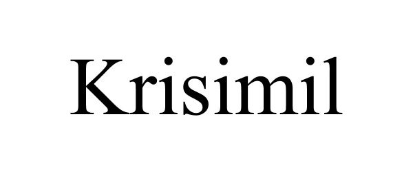 Trademark Logo KRISIMIL