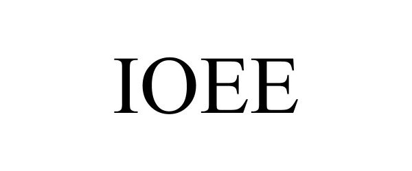 Trademark Logo IOEE