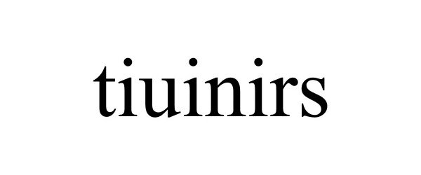 Trademark Logo TIUINIRS