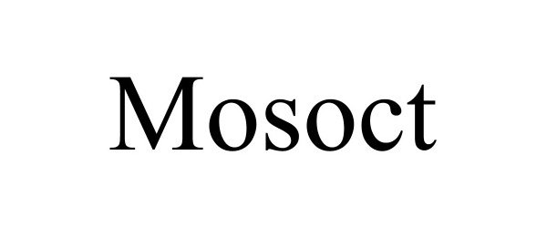 Trademark Logo MOSOCT