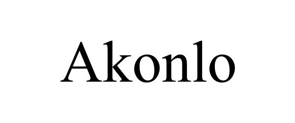 Trademark Logo AKONLO