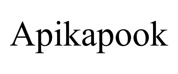 Trademark Logo APIKAPOOK