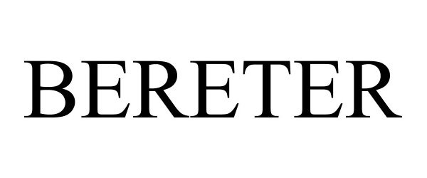 Trademark Logo BERETER